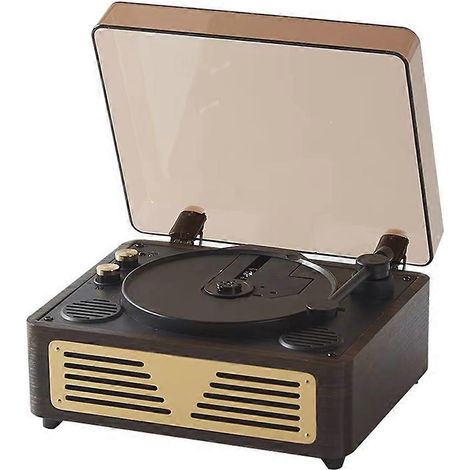 Retro-CD-Player mit Bluetooth 5.0 Stereo-HiFi, tragbarer Desktop-CD-Player für Zuhause (1/5)