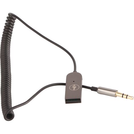 3,5-mm-Bluetooth-Adapter aus Aluminiumlegierung, Bluetooth-Empfänger für Auto- und Heim-HiFi-Systeme (Musikstreaming). (1/4)