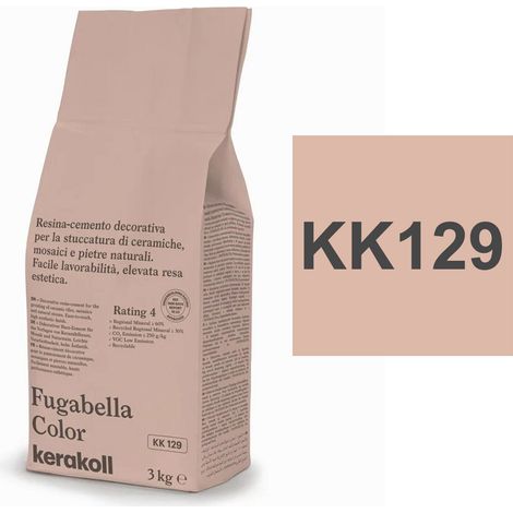 Kerakoll FUGABELLA COLOR KK129 resina stucco piastrelle mosaici marmi 3 KG (1/2)