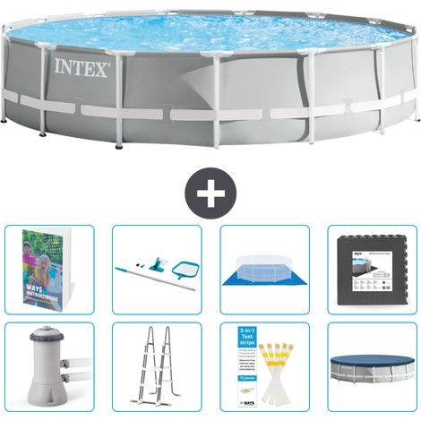 Prism Frame Pool Rund - 457x107 cm - 9-teilig S565