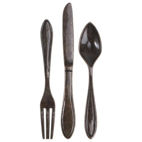 Alliage de Zinc Poignées de Meuble Argenté, Lot de 3, Rétro (1/5)