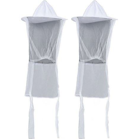 2pcs Chapeau de Protection d'Apiculteur Chapeau Protecteur d'Apiculture avec Maille Respirante pour Pêcheurs Chasseurs (1/5)