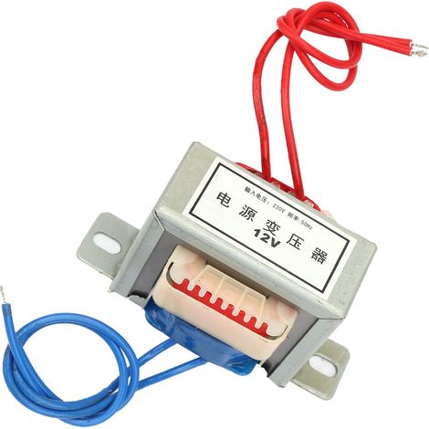 Tension de sortie CA 12V/24V, alimentation 15W, transformateur d'alimentation unique 220V 50Hz (12V) (1/5)