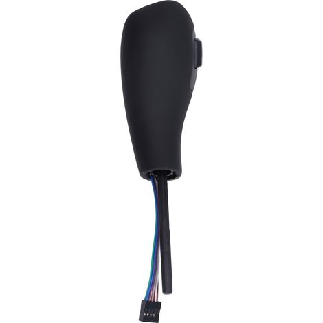 Pommeau de levier de vitesses automatique à LED, côté conducteur gauche, bouton rouge, finition lisse, noir brillant, remplacement pour BMW X3 E83 (2004-2010). (1/5)