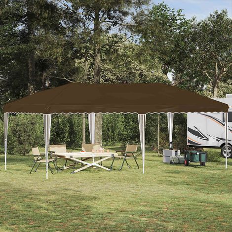 Carpa Plegable para Fiestas 575 x 290 x 245 cm Topo