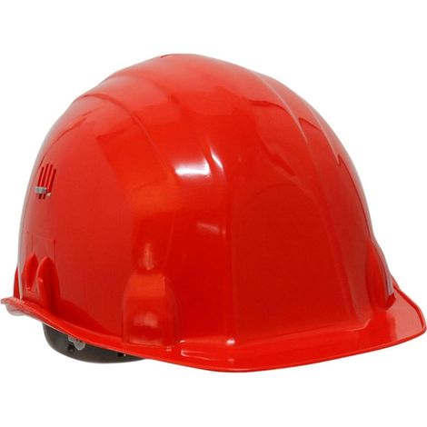 Casque de protection BRENNUS ventilé - rouge - AUBOUEIX
