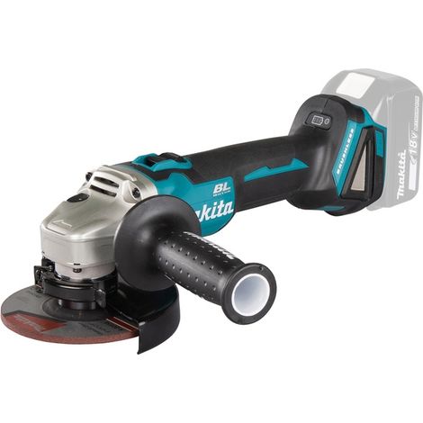 Makita – Meuleuse d'angle sans fil D.125 mm DGA506ZJ – 18V – Moteur Brushless – Frein électrique – Technologie XPT pour environnements humides