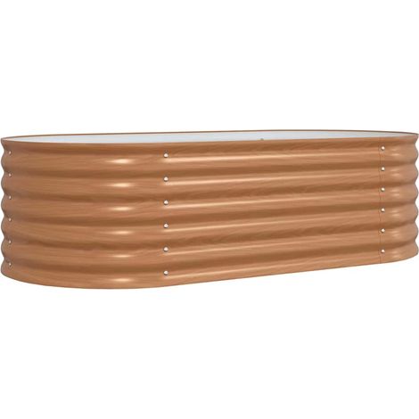 Maison Exclusive - Hochbeet Braun 160 x 80 x 44 cm Stahl