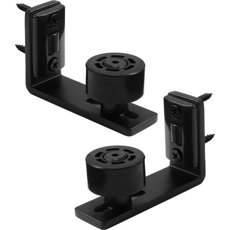 de 2 guides coulissants pour portes de grange support de sol