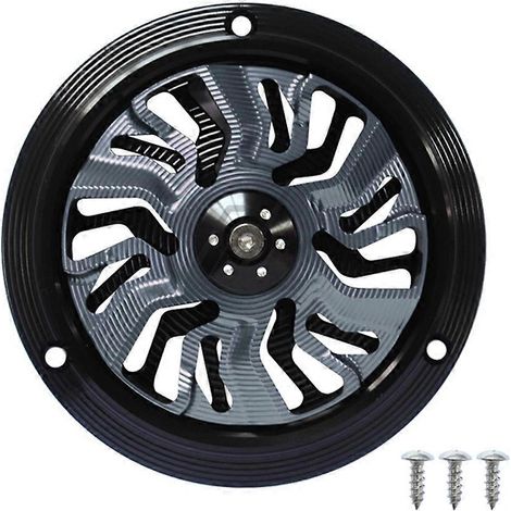 Grille de protection de ventilateur rotative en alliage d'aluminium modifié (titane) pour Vespa Spring 150, Sprint 150 LX et S150 (1/5)