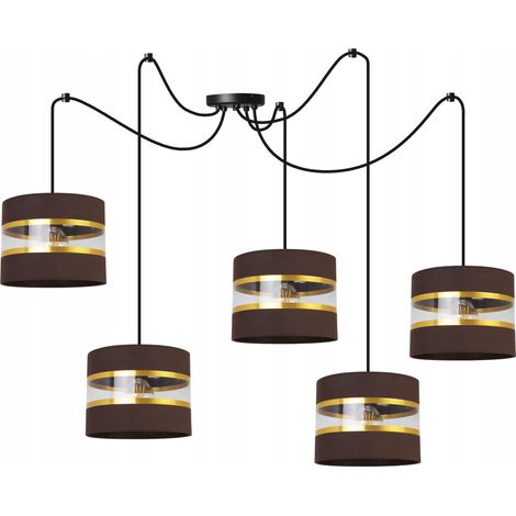LAMPADAIRE SUSPENDU LUSTRE ABAT-JOUR MODERNE (1/5)