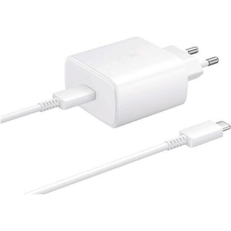 Chargeur de pileChargeur USB C 45 W compatible avec Samsung Galaxy S24 S23 S22 Ultra, S22 Plus, S21 Ultra, S20 FE, Note 20+ 5G, Tab S9 S8 Ultra S8 Plus S8 S7 Ultra S7 FE S7+, avec câble de charge de1 (1/4)