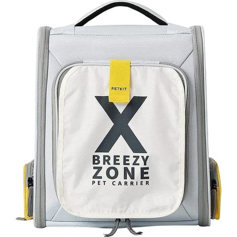 Mochila para transporte de animais de estimação Breezy xZone Pet Carrier Cinzento