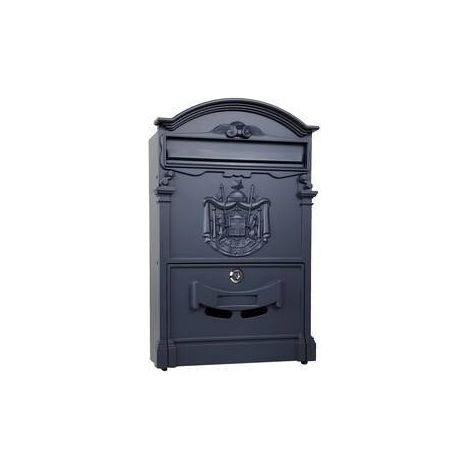 C CASSETTA POSTALE REGIA ANTRACITE 7016 25.5X9X41CM