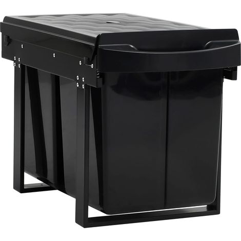 Poubelle amovible de cuisine Fermeture en douceur 48 L