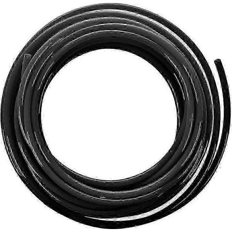 Tuyau pneumatique flexible en polyuréthane de 12 mètres pour air comprimé, extérieur, diamètre intérieur 8 mm x 5 mm, noir (1/4)