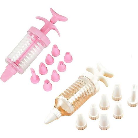 Douilles à décorer, outils de décoration, ensemble de douilles à crème, outils pour décorer gâteaux, biscuits, choux et bonbons fondants (1/5)