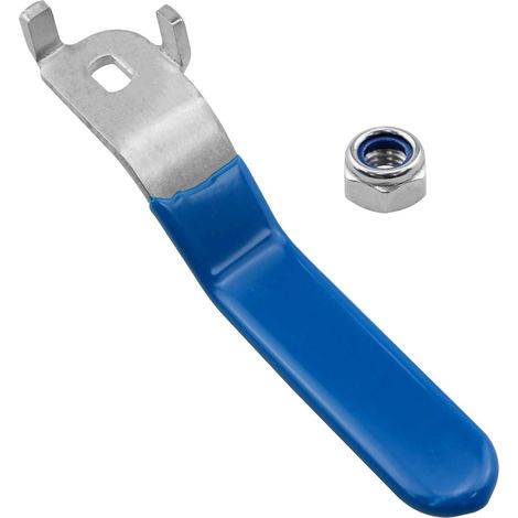 Poignée de robinet à boisseau sphérique DN15 pour changement de robinet extérieur Buse d'eau 1 pièce (bleu) (1/5)