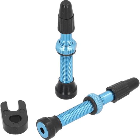 Clé en A démontable pour valve, gonflage et dégonflage sous vide, vélo de route et pliant, bleu, outil de démontage de tige de valve (1/5)