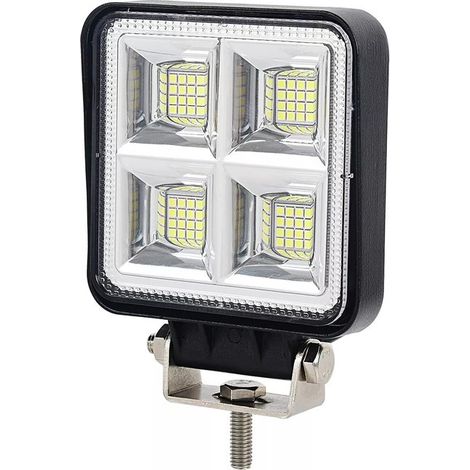 Projecteur LED Pour Véhicule - 2 x 192 W - Tension 12 V / 24 V - Étanche IP67 - Pour Tracteur, Engin de Chantier, SUV, Véhicule Tout-Terrain - 1 Pièce (1/5)