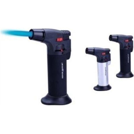 Trade Shop - Linterna Recargable Con Quemador De Gas Y Base De Ventosa -