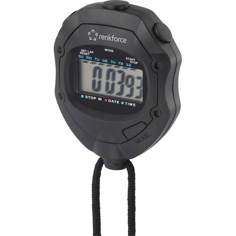 Renkforce RF-SW-110 Chronomètre numérique noir Y781092 (1/4)