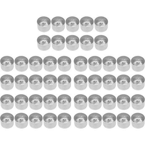 50 moules à bougies résistants à la chaleur, durables et à longue durée de vie, pour la fabrication de bougies. (1/5)