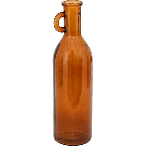 Vase Bouteille en Verre "Yana" 50cm Ambre (1/2)