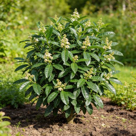 Laurier-cerise Genolia 60/80cm Pot 6L - Prunus laurocerasus Genolia (1/4)