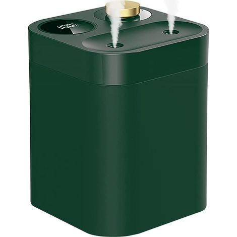 Mini umidificatore d'aria con due ugelli e 5 modalità di nebulizzazione, spia di alimentazione e funzione di spegnimento automatico, verde (1/5)