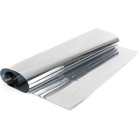 Film pour vitres, film d'intimité pour vitres, film statique pour la protection de la vie privée à domicile-200X40cm-Silver