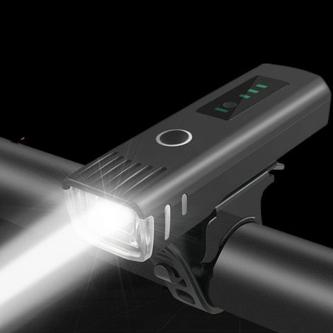 Ensemble d'éclairage pour vélo de montagne : phare et feu arrière LED à capteur intelligent pour les sports de plein air et les sorties nocturnes. (1/5)