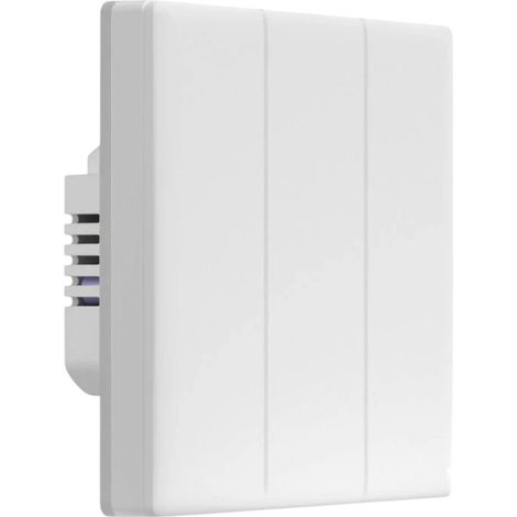 SONOFF T5-3C-86 WiFi interrupteur Sans Fil Tactile, 2 Way Interrupteur Mural Intelligent, Tactile Complet, Lumière LED, Sonnette Smart Wall Switch Compatible avec Alexa, Google Home, 10A/3600W