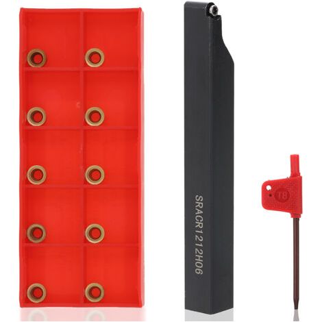 Porte-outil SRACR1212H06, clé à aléser indexable pour tour, avec insert en carbure (1/5)
