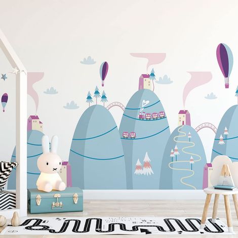 Sticker Muraux Enfants Décoration Chambre Bébé - Autocollant Sticker Mural Adhesif Géant Merveilleuses - H50 x L75 cm (1/5)