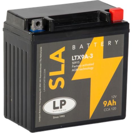 Batterie AGM SLA 12V 9Ah für Motorrad Startbatterie MS LTX9A-3