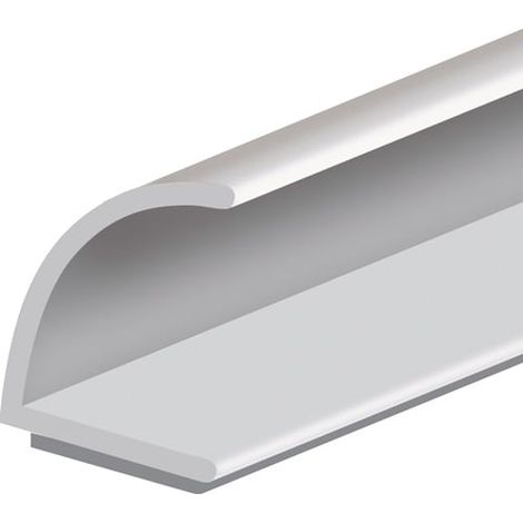 Paraspiffero a battente 1024T L.25m P.7mm con guarnizione in silicone con talco bianco (1/3)