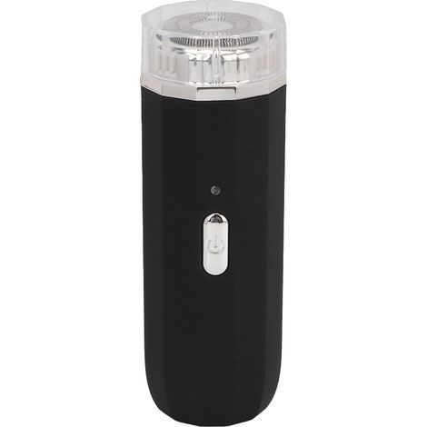 Tondeuse à barbe électrique pour homme, rechargeable, portable, étanche et sans fil, noire (1/5)