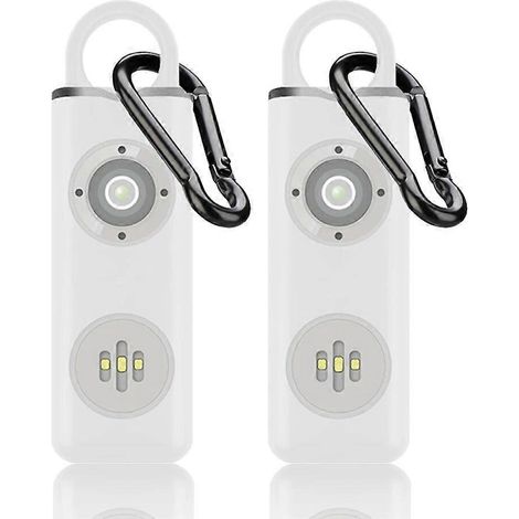 Sectyme 130dB Selbstverteidigungsalarm, lauter Panikalarm, Wolfsalarm, Notfallalarm für Mädchen und Frauen (1/5)
