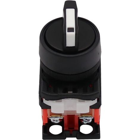 Includes AR22PR-311B three-position rotary switch with 22mm opening and widened handle (one on, one off). (1/3)
