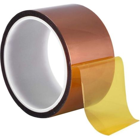 Ruban adhésif résistant aux hautes températures 250-300℃ - 0,06 mm x 50 mm x 33 m (1/4)