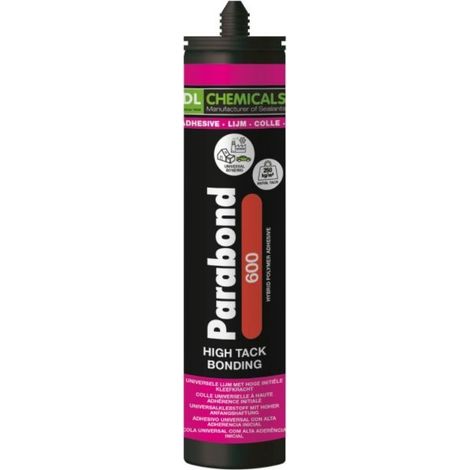 MS-Polymer-Dichtstoff Parabond 600 DL CHEMICALS - Kartusche 290 ml - Beton-Grau - 40001000 (1/2)