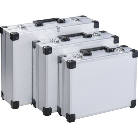 Werkzeugkoffer-Set unbestückt 3er Set Alukoffer Universalkoffer Werkzeugkasten (1/3)