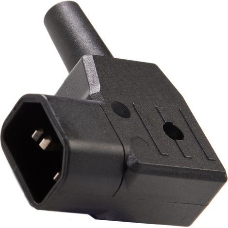 Connecteur IEC Mâle C14 RS PRO, Montage sur câble, 10A ( Prix pour 1 )