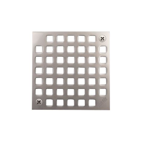 airfit Grille en acier inoxydable de rechange 2 mm, pour drain de sol Profi-Plus, vissée