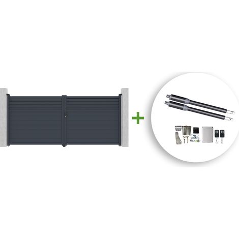 Elektrisches Flügeltor 4 m CARPATIA 400B180 + Motorisierung RANGER B150 (1/5)