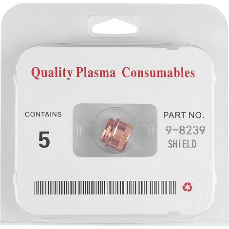 5pcs 70-100A Plasma Shield Cap for Thermal Dynamics SL60-SL100 Cutting Torch 9-8239