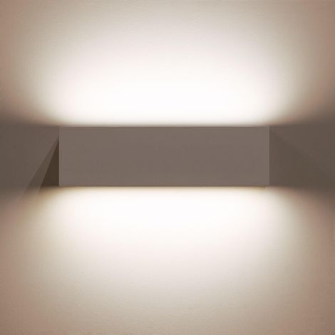 Aplique de Pared Exterior LED 10W Iluminación Doble Cara Rectangular Blanco Lena 2700K Blanco Cálido