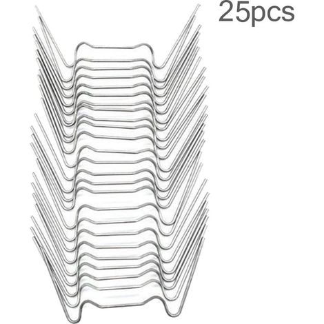 Clip De Fixation Pour Serre - Acier Inoxydable 304 - Type W - Pour Vitres De Serre En Aluminium - 25 Pièces (1/5)
