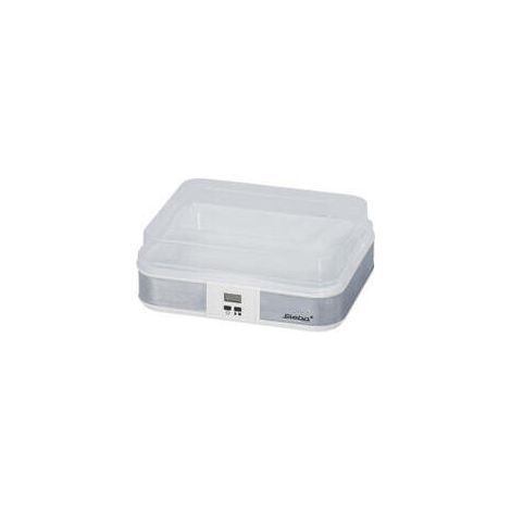 Steba JM 2 - Yogurtera, acero inoxidable, color blanco (1/3)